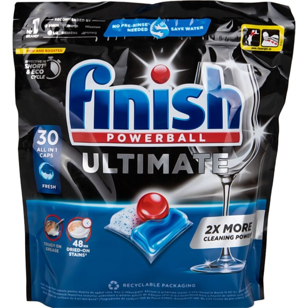 Фото - Таблетка для посудомоечной машины Finish Ultimate All in 1, 30 шт
